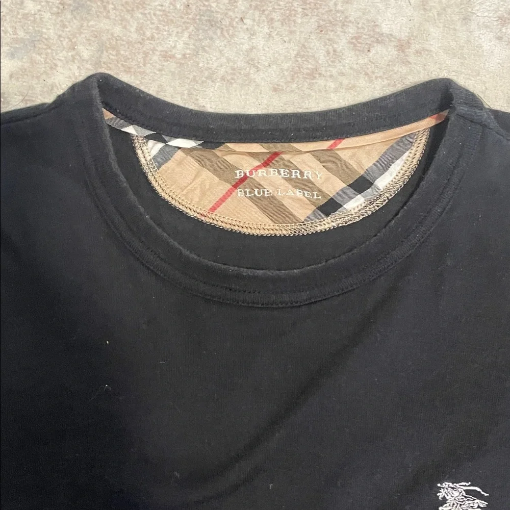 Burberry Black Short Sleeve Tee - Picture 3 of 3